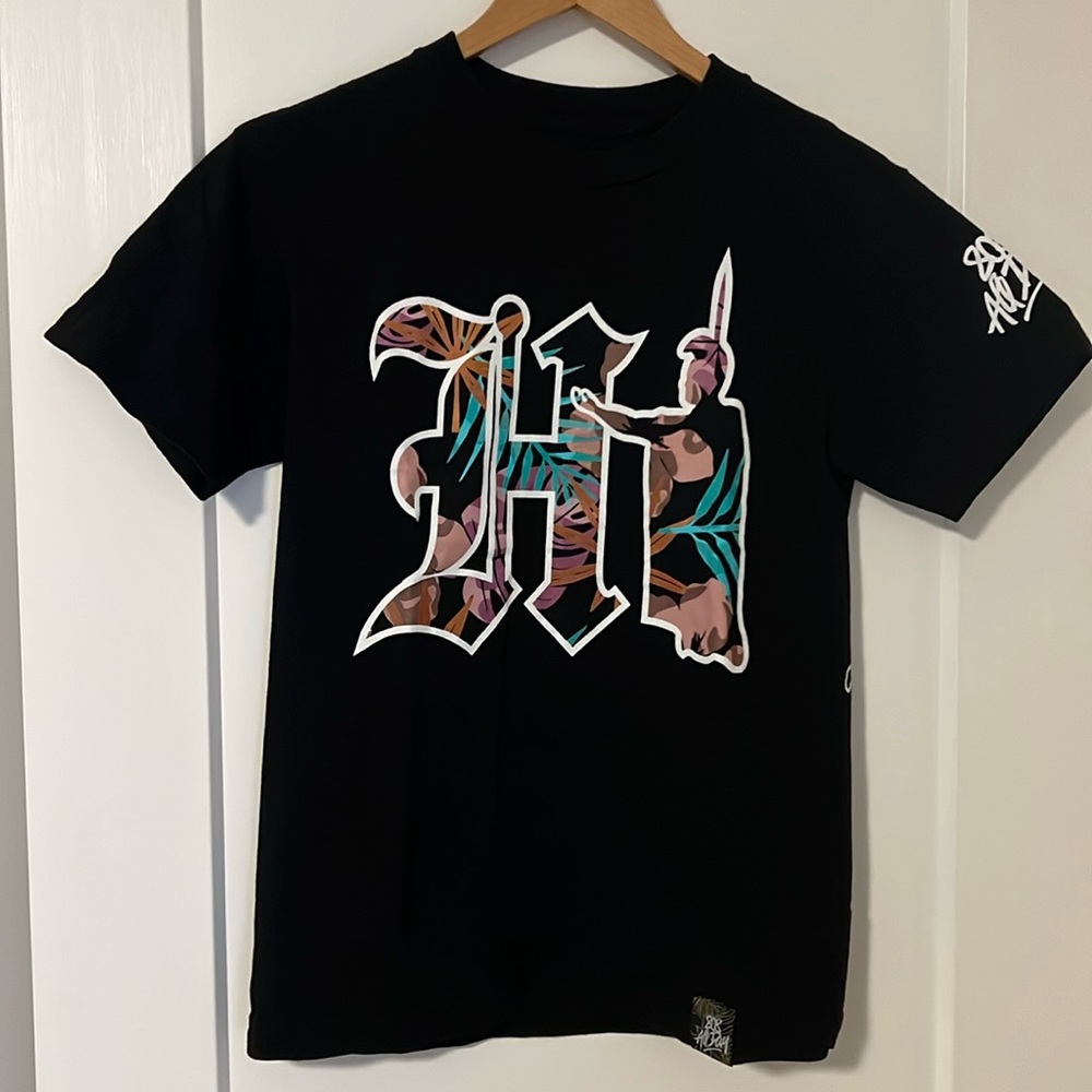 808 All Day Hawaii black t shirt